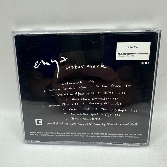 Enya Watermark CD Album 1988 Reprise Records - Picture 2 of 3